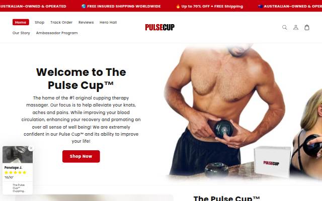 The Pulse Cup storefront