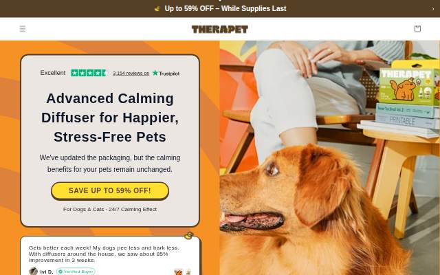TheraPetMD storefront