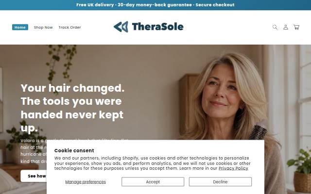 Thera Sole storefront