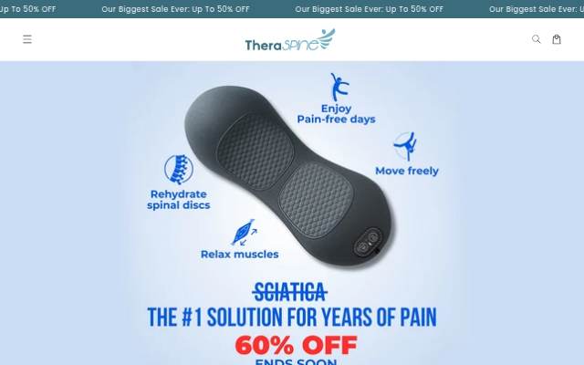 TheraSpine storefront