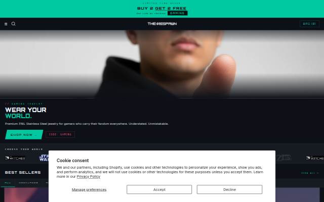 The Respawn storefront