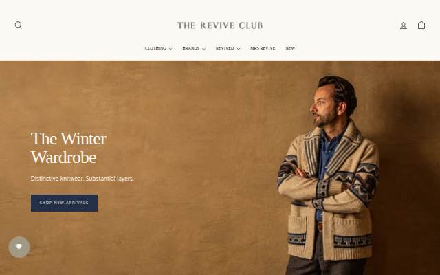 The Revive Club storefront