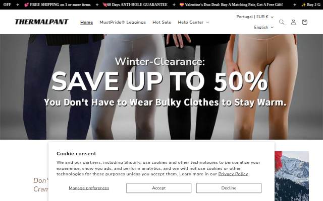 Thermalpant storefront