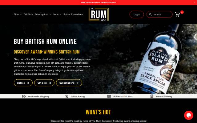 The Rum Company - British Rum | Subscription | Gifts storefront