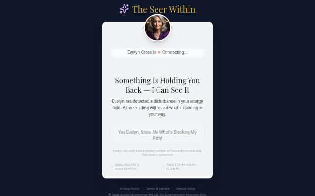 Startseite von The Seer Within
