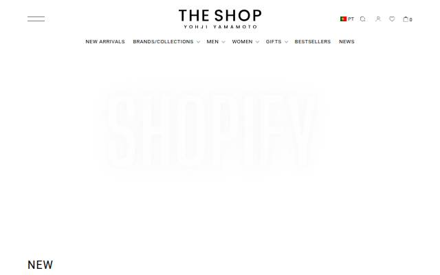 theshopyohjiyamamoto.com storefront