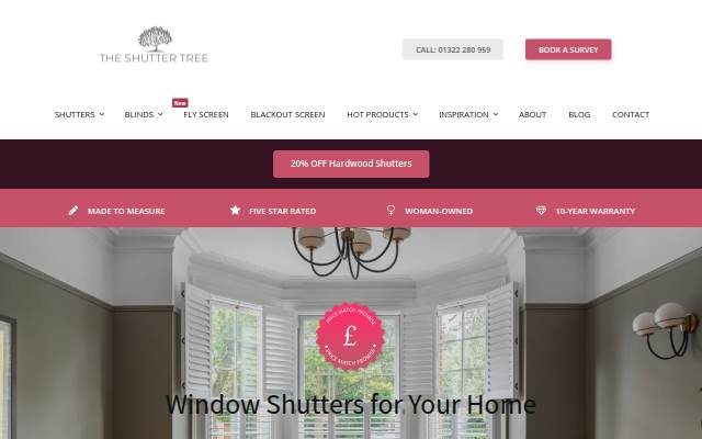 The Shutter Tree storefront
