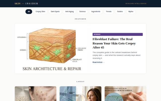 Skin Insider storefront