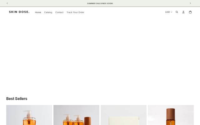 The Skin Dose storefront