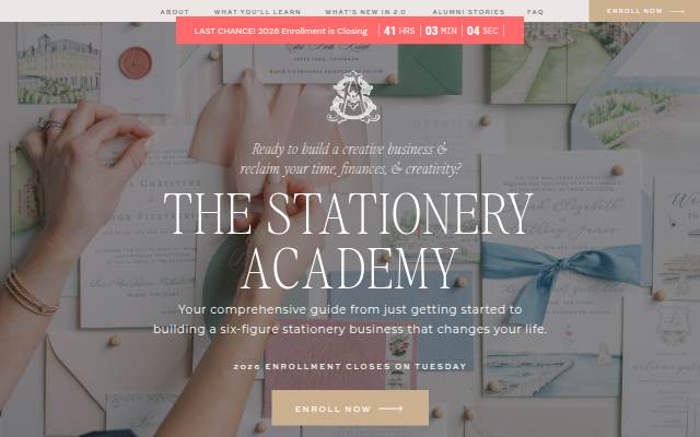 The Stationery Academy storefront