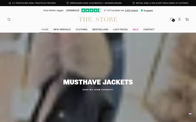 Startseite von thestorewoerden