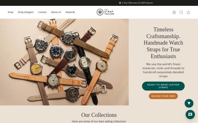 The Strap Tailor storefront