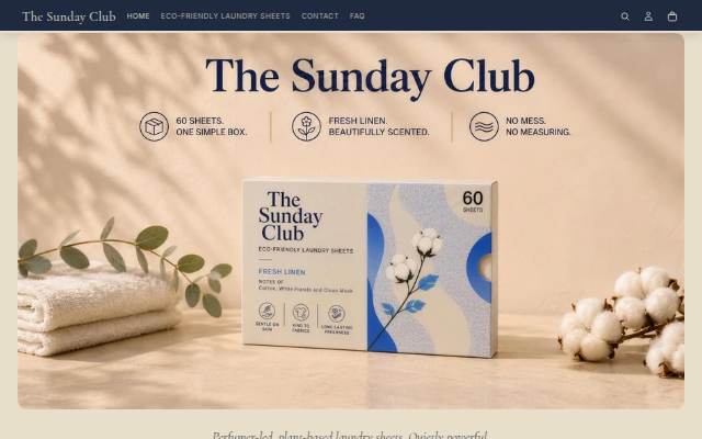 Vitrine de The Sunday Club