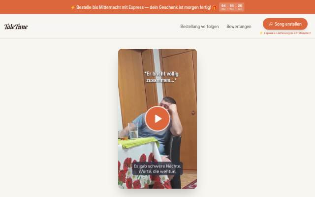 The Tale Tune storefront