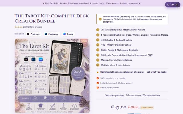 Montra da The Tarot Kit