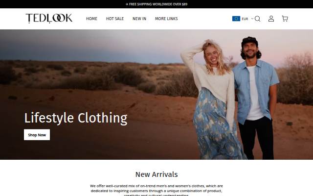 TedLook storefront