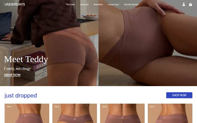 Underdays storefront