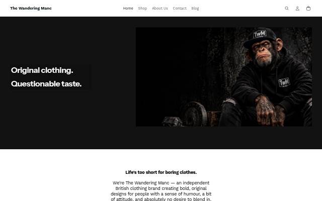 Startseite von The Wandering Manc