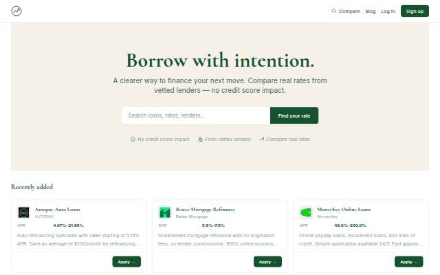 The Wealth Trend — Compare personal loans storefront