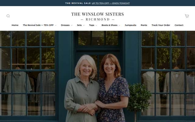 The Winslow Sisters storefront