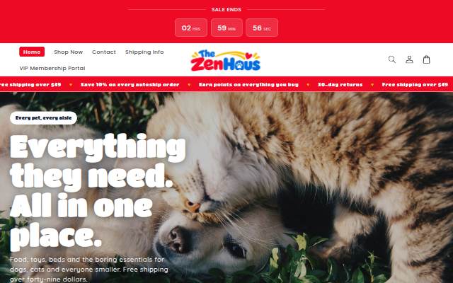 The Zen Haus storefront