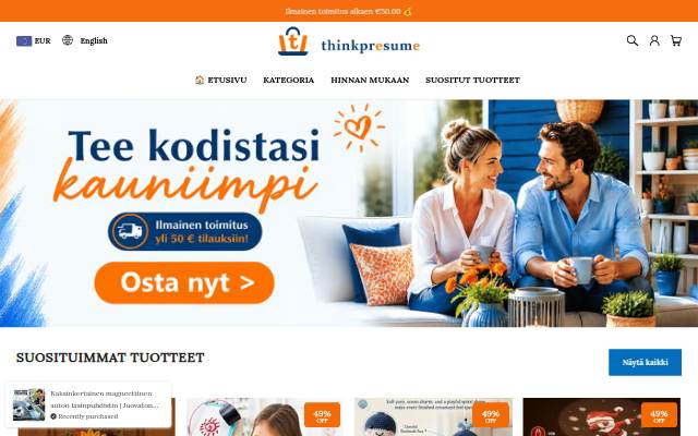 Thinkpresume storefront