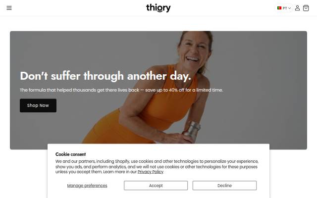 Thiory storefront