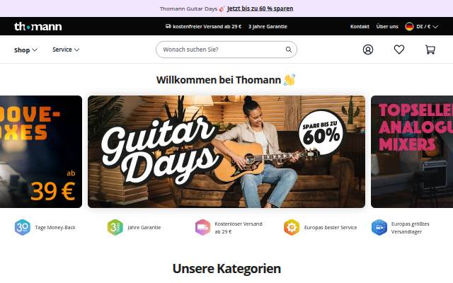 Musikhaus Thomann storefront