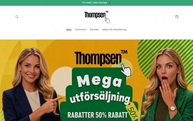 Thompsen.se storefront