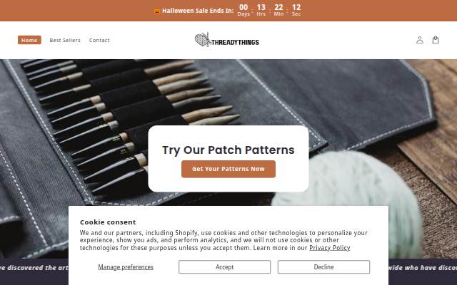 Startseite von Threadythings