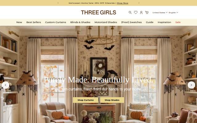 Startseite von THREE GIRLS