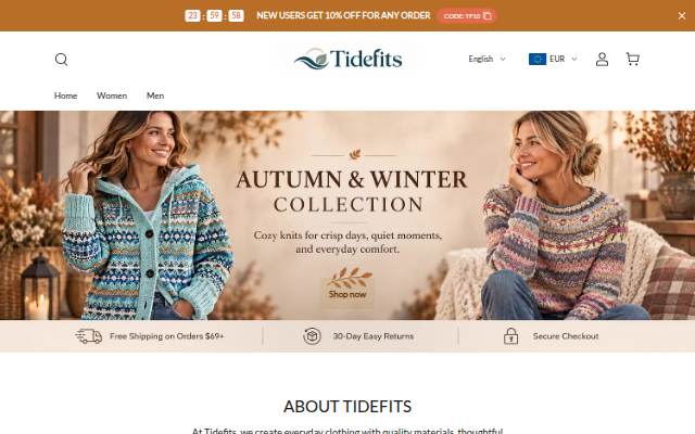 Vitrine de tidefits
