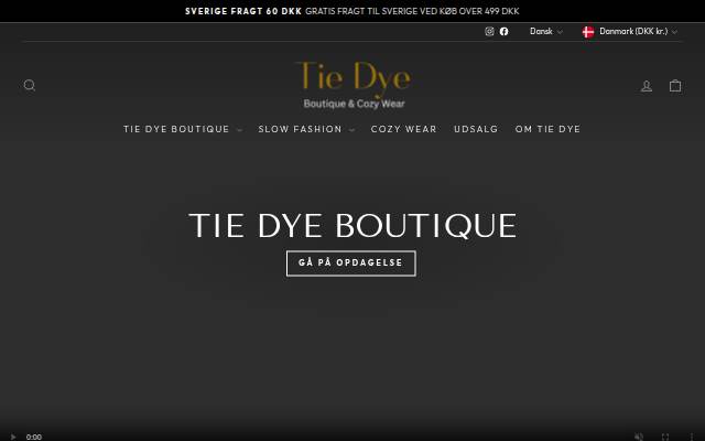 Vitrine de Tie Dye Boutique