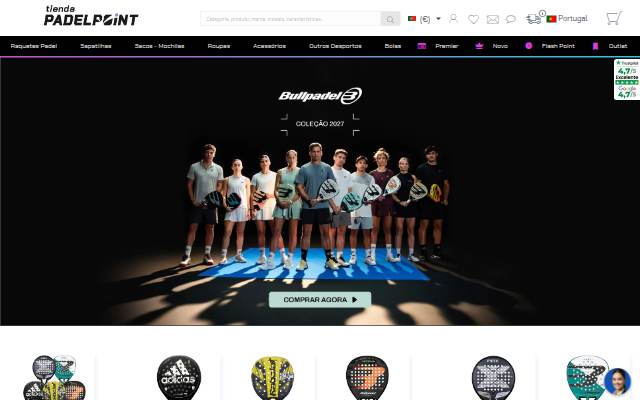 Tiendapadelpoint.com storefront