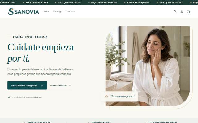 Sanovia storefront