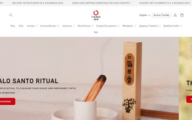 Tierra Zen storefront