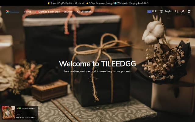 TILEEDGG storefront