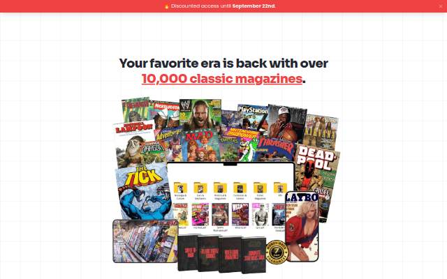 Time Capsule Magazines storefront