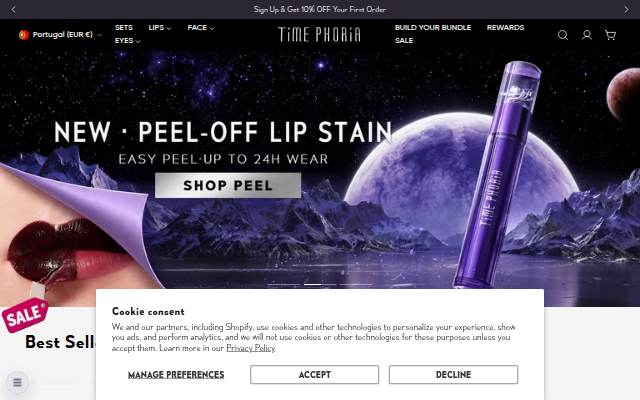 TimePhoria storefront
