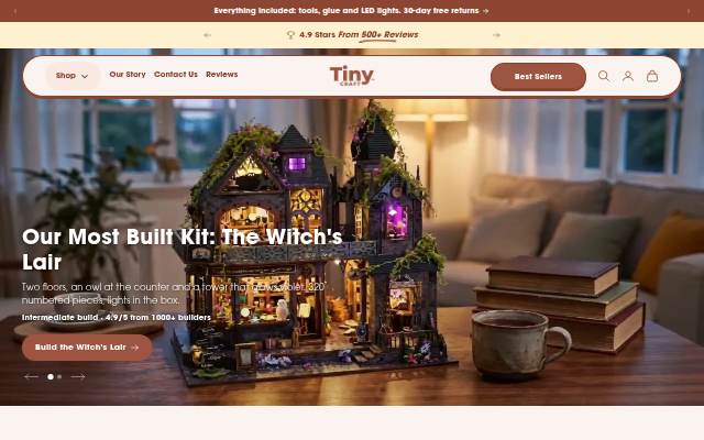 TinyCraft storefront