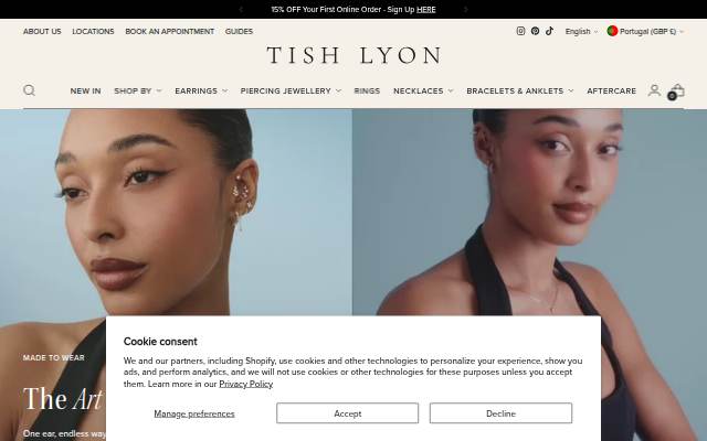 Tish Lyon storefront
