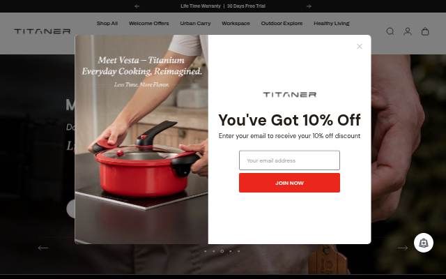 Titaner storefront