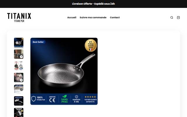 Titanix™ storefront
