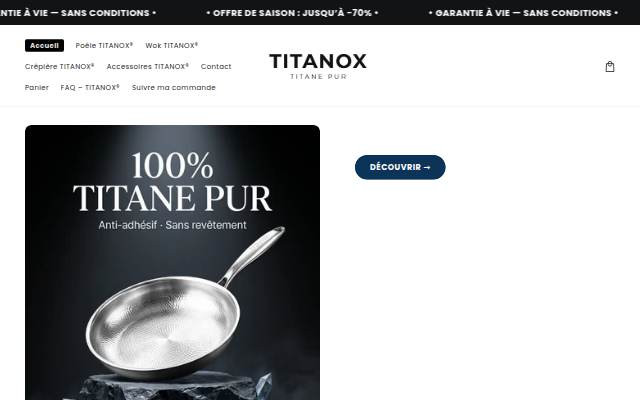 Titanox storefront