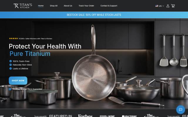 Titan's Kitchen storefront