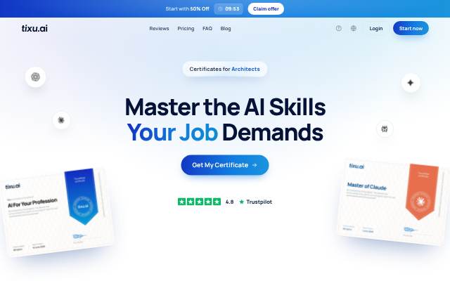 Tixu.ai storefront