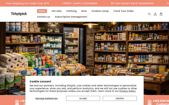 Tkhotpick storefront