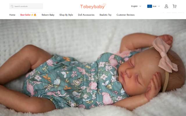 tobeybaby storefront