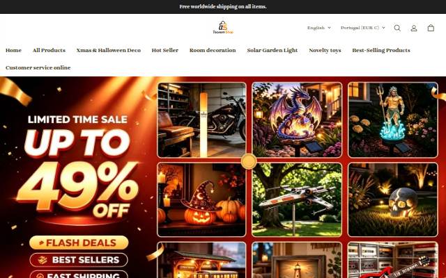Toceom Shop storefront