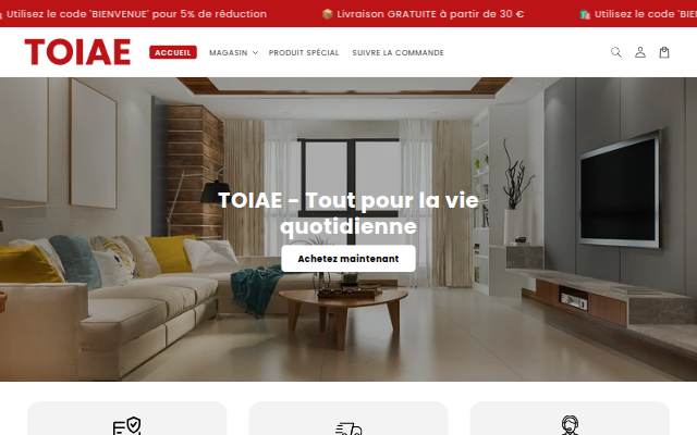 TOIAE storefront